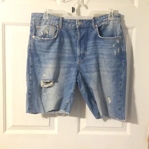 Free People Jean Shorts Size 32